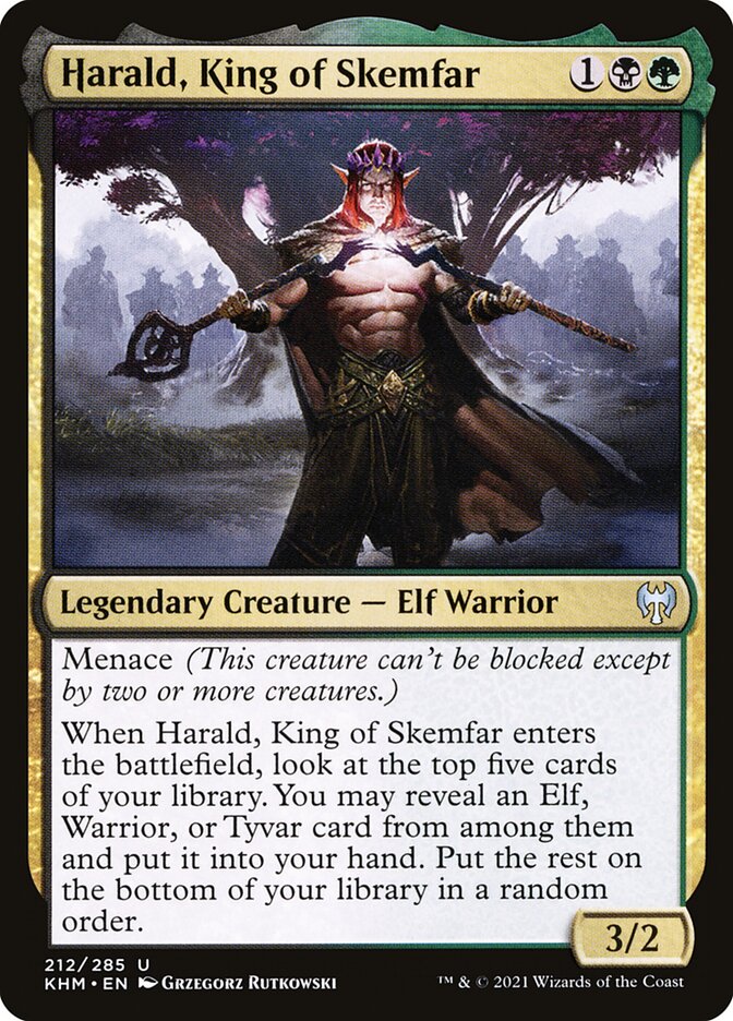 Harald, Rei de Skemfar / Harald, King of Skemfar - Magic: The Gathering - MoxLand