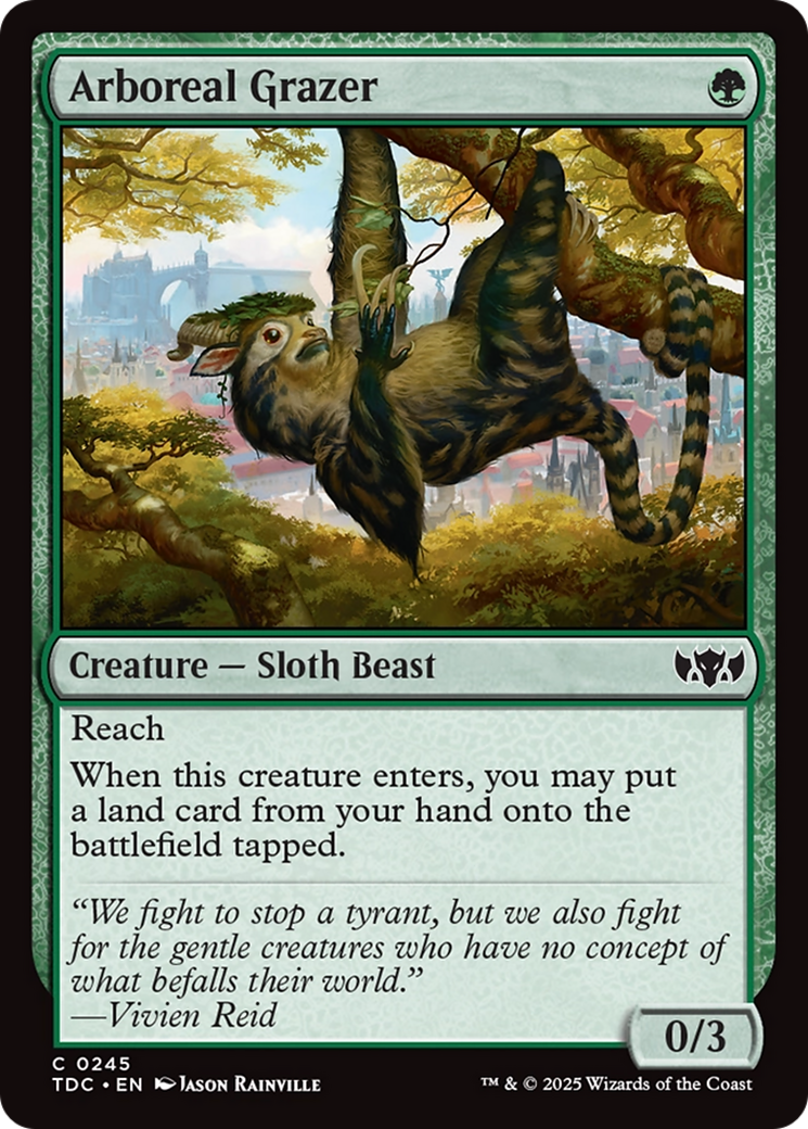 Herbívoro Arbóreo / Arboreal Grazer - Magic: The Gathering - MoxLand
