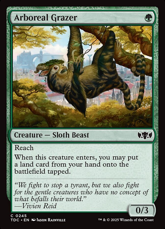 Herbívoro Arbóreo / Arboreal Grazer - Magic: The Gathering - MoxLand