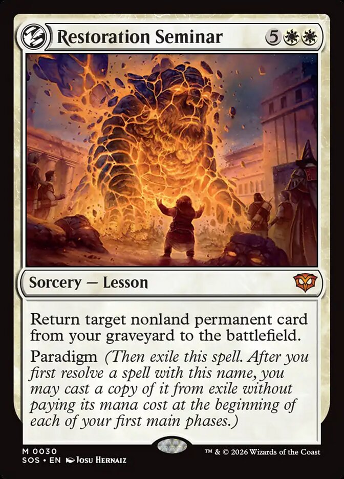 Restoration Seminar - Magic: The Gathering - MoxLand