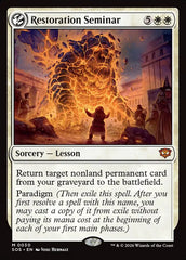 Restoration Seminar - Magic: The Gathering - MoxLand