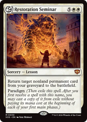 Restoration Seminar - Magic: The Gathering - MoxLand
