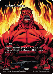 Raiva Monstruosa / Monstrous Rage - Magic: The Gathering - MoxLand