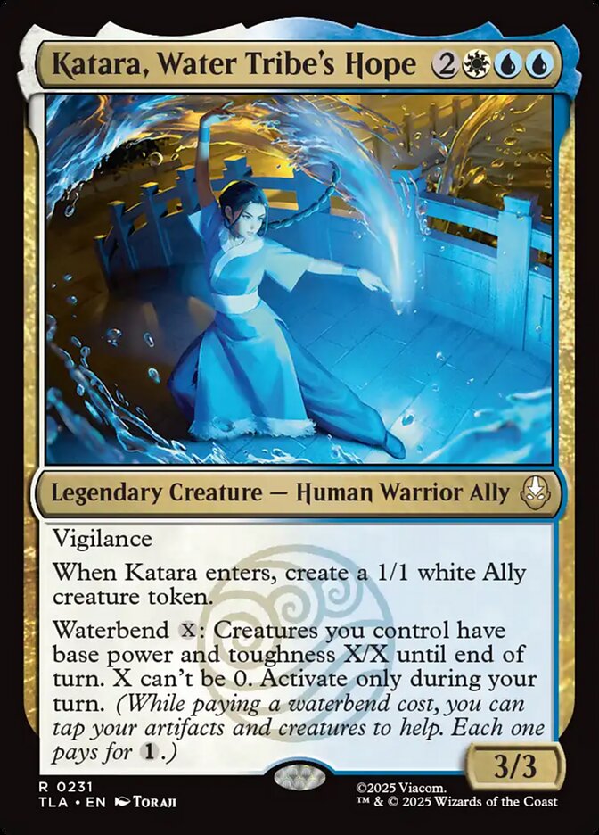 Katara, Esperança da Tribo da Água / Katara, Water Tribe's Hope - Magic: The Gathering - MoxLand