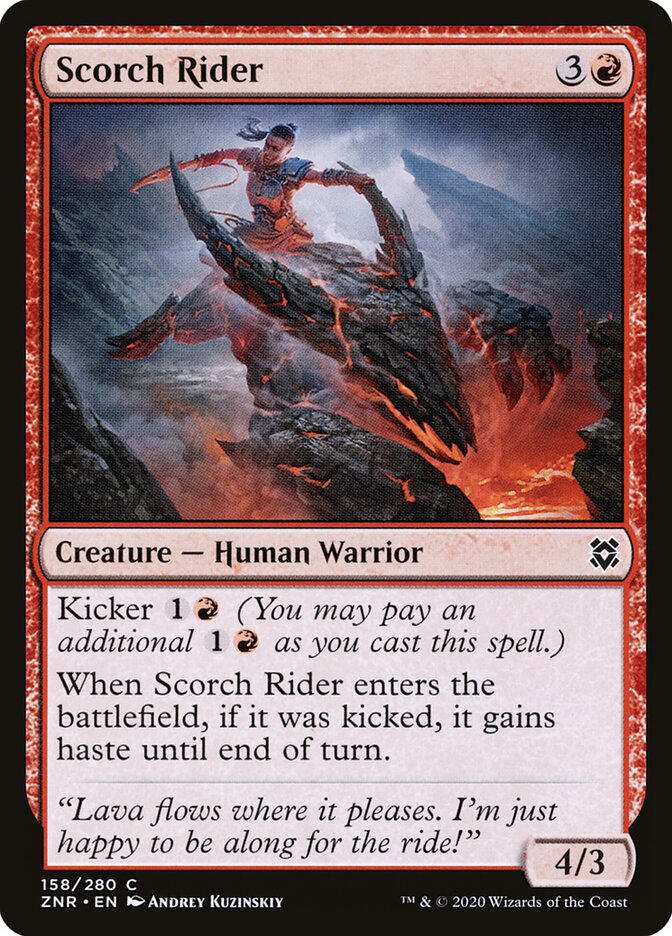 Ginete Calcinadora / Scorch Rider - Magic: The Gathering - MoxLand