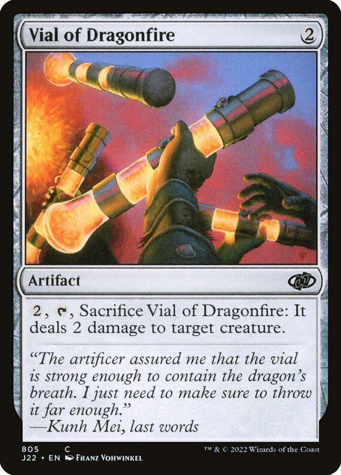 Frasco de Fogo Dragônico / Vial of Dragonfire - Magic: The Gathering - MoxLand