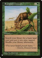 Crescimento Exuberante / Rampant Growth - Magic: The Gathering - MoxLand