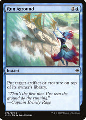Encalhar / Run Aground - Magic: The Gathering - MoxLand