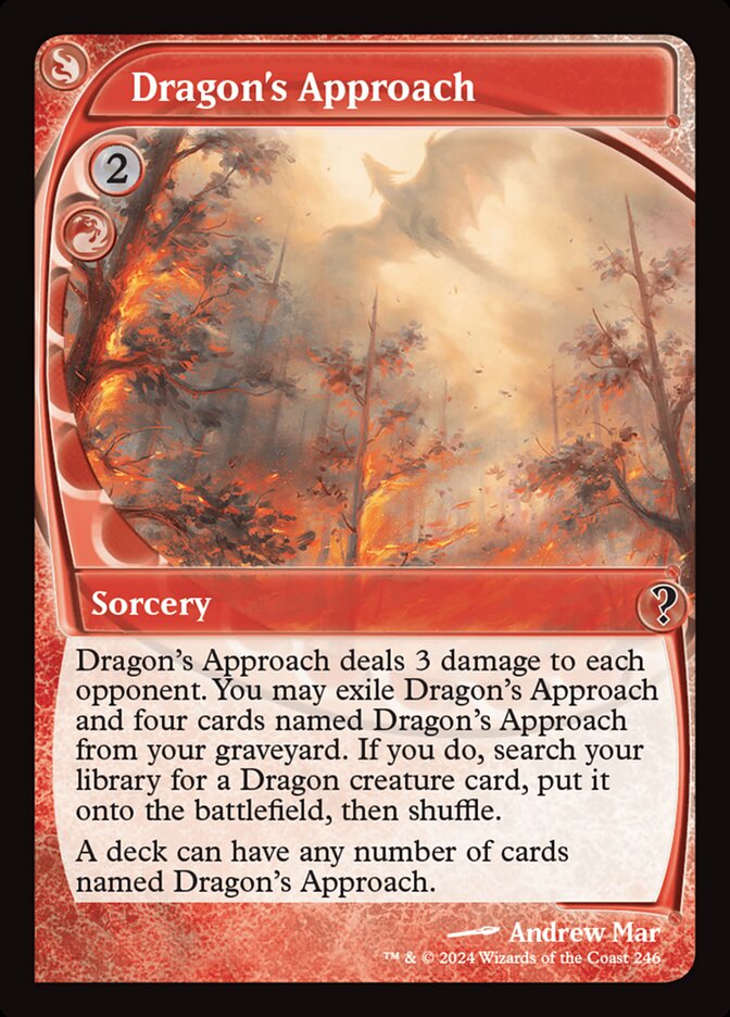 Aproximação do Dragão / Dragon's Approach - Magic: The Gathering - MoxLand