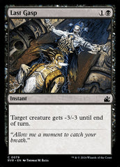 Último Suspiro / Last Gasp - Magic: The Gathering - MoxLand