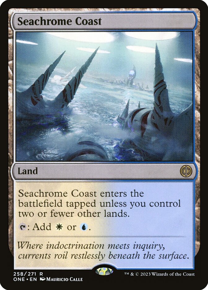 Costa do Mar de Cromo / Seachrome Coast - Magic: The Gathering - MoxLand
