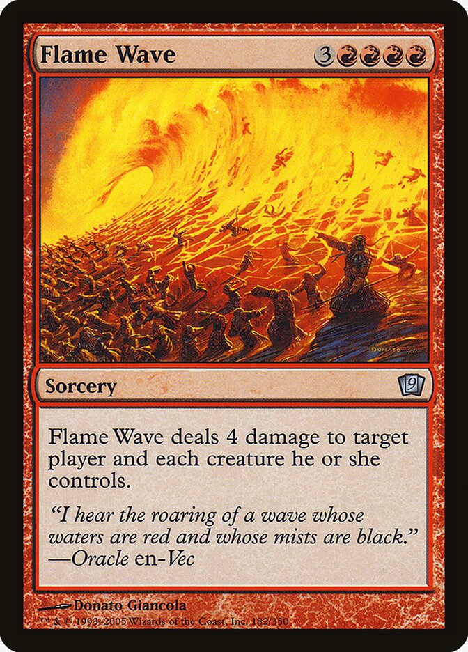 Onda de Chamas / Flame Wave - Magic: The Gathering - MoxLand