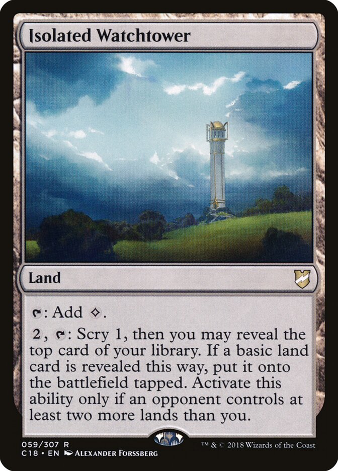 Torre de Vigia Isolada / Isolated Watchtower - Magic: The Gathering - MoxLand