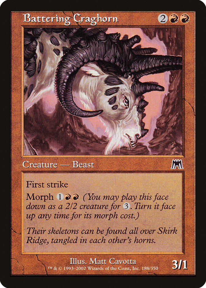 Demolidor de Chifres Escarpados / Battering Craghorn - Magic: The Gathering - MoxLand