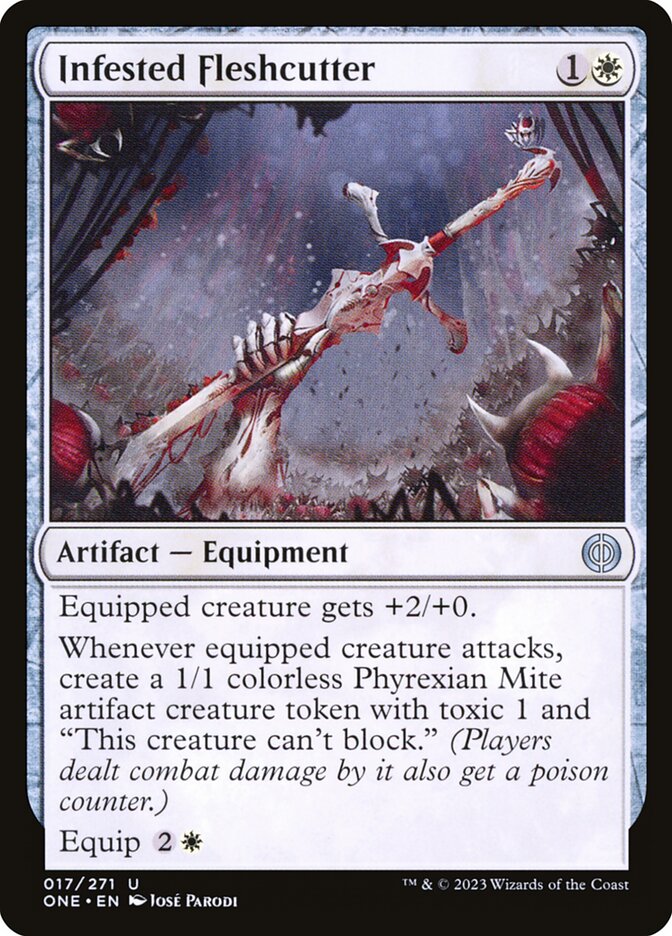 Corta-carne Infestado / Infested Fleshcutter - Magic: The Gathering - MoxLand