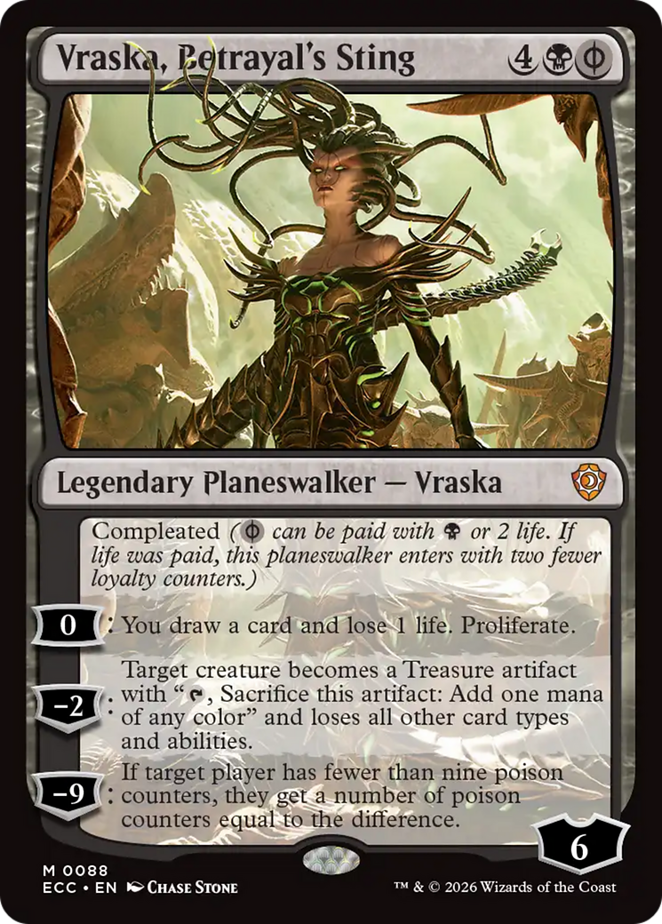 Vraska, Ferrão da Traição / Vraska, Betrayal's Sting - Magic: The Gathering - MoxLand