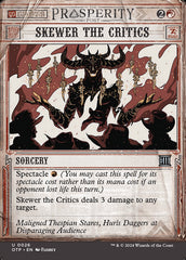 Alfinetada nos Críticos / Skewer the Critics - Magic: The Gathering - MoxLand