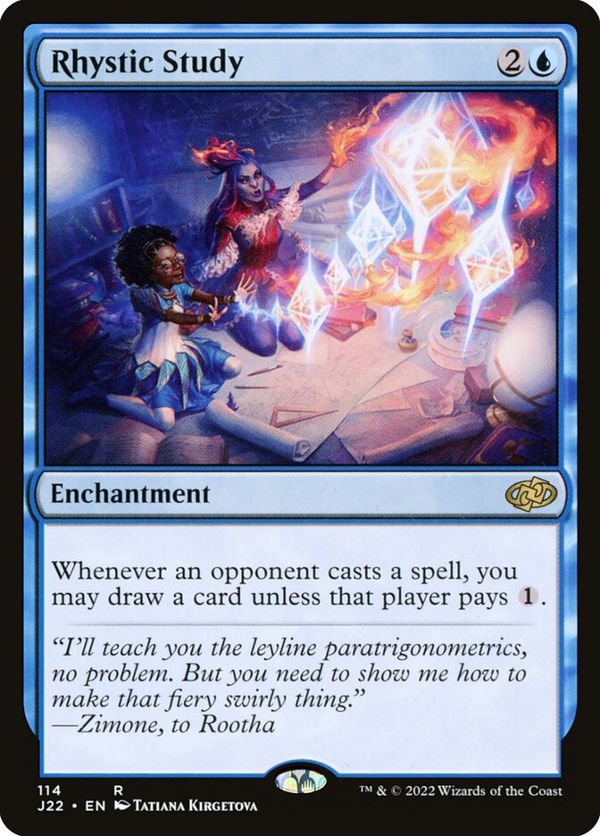 Estudo Rístico / Rhystic Study - Magic: The Gathering - MoxLand