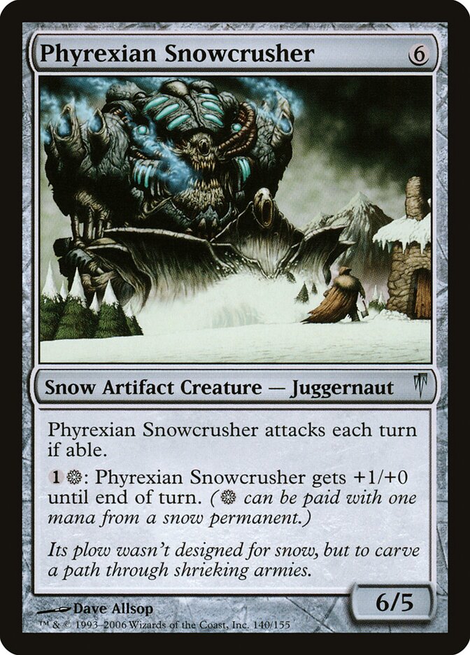 Quebra-Neve Phyrexiano / Phyrexian Snowcrusher - Magic: The Gathering - MoxLand