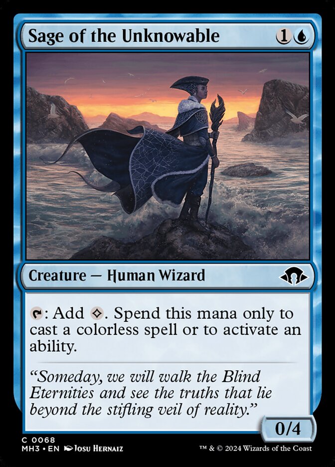 Sábia do Desconhecido / Sage of the Unknowable - Magic: The Gathering - MoxLand