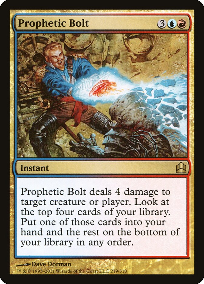 Raio Profético / Prophetic Bolt - Magic: The Gathering - MoxLand
