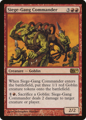Comandante do Grupo de Cerco / Siege-Gang Commander - Magic: The Gathering - MoxLand