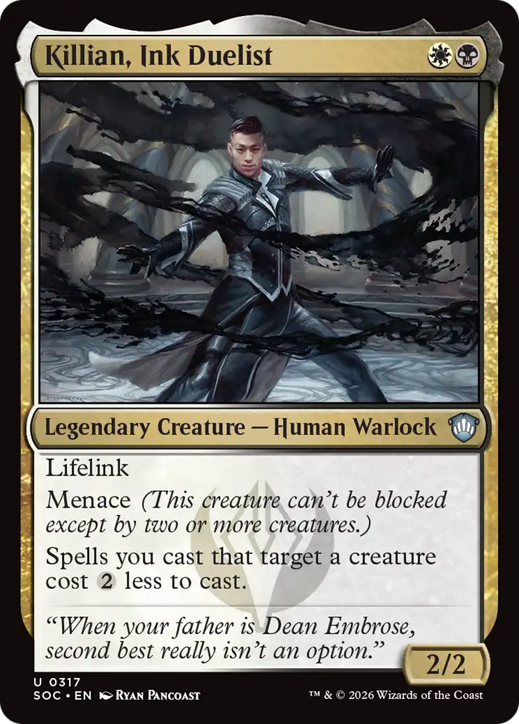 Killian, Duelista do Nanquim / Killian, Ink Duelist - Magic: The Gathering - MoxLand