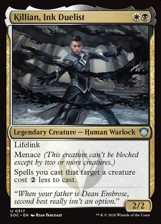 Killian, Duelista do Nanquim / Killian, Ink Duelist - Magic: The Gathering - MoxLand