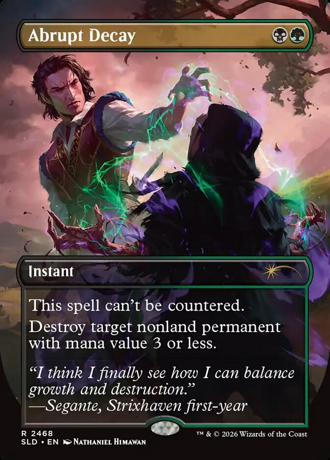 Degeneração Abrupta / Abrupt Decay - Magic: The Gathering - MoxLand