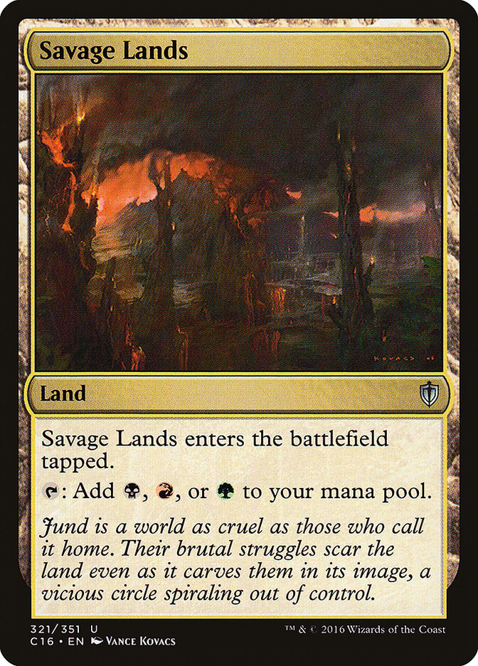 Terras Selvagens / Savage Lands - Magic: The Gathering - MoxLand