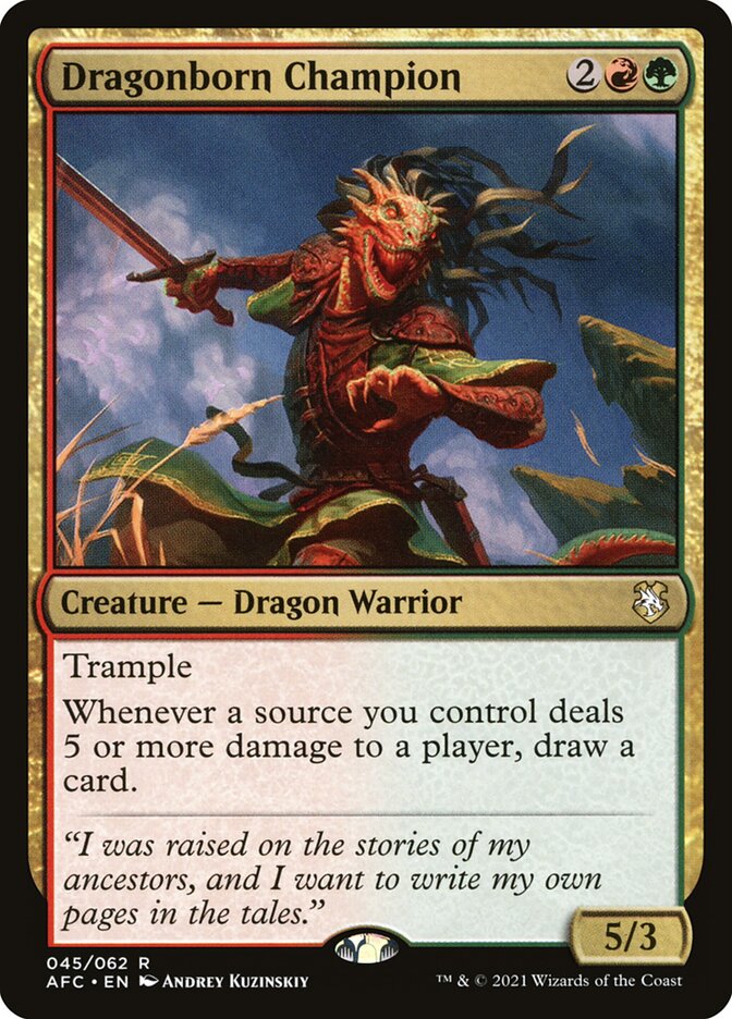 Campeã Draconata / Dragonborn Champion - Magic: The Gathering - MoxLand