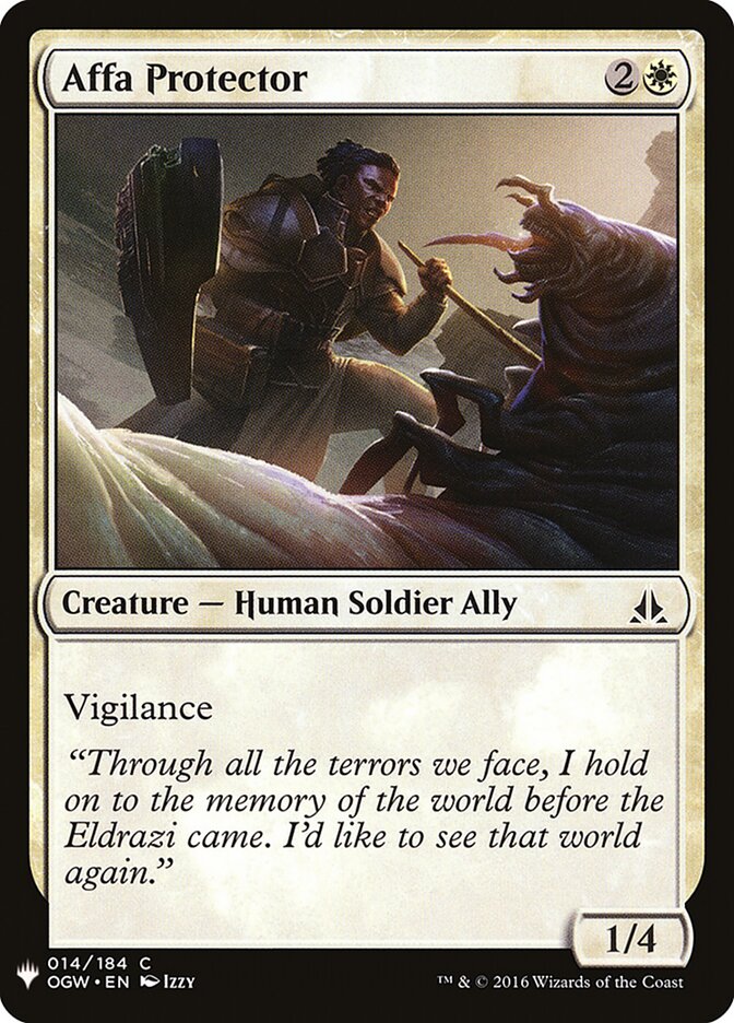Protetor de Affa / Affa Protector - Magic: The Gathering - MoxLand
