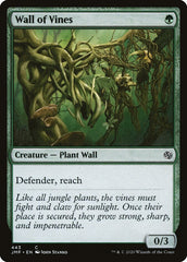 Barreira de Trepadeiras / Wall of Vines - Magic: The Gathering - MoxLand