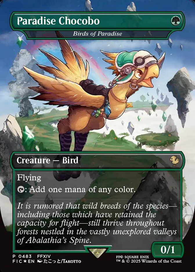 Paradise Chocobo - Magic: The Gathering - MoxLand