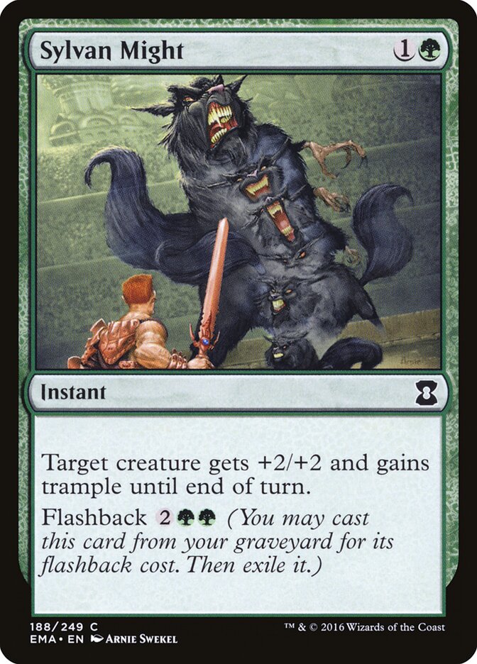 Força Silvestre / Sylvan Might - Magic: The Gathering - MoxLand