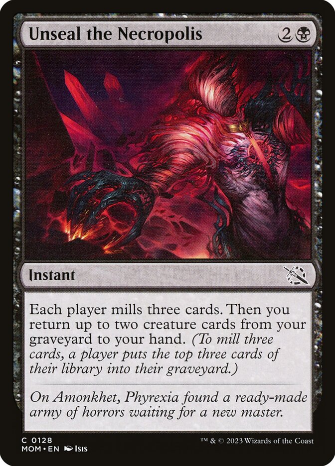 Deslacrar a Necrópole / Unseal the Necropolis - Magic: The Gathering - MoxLand