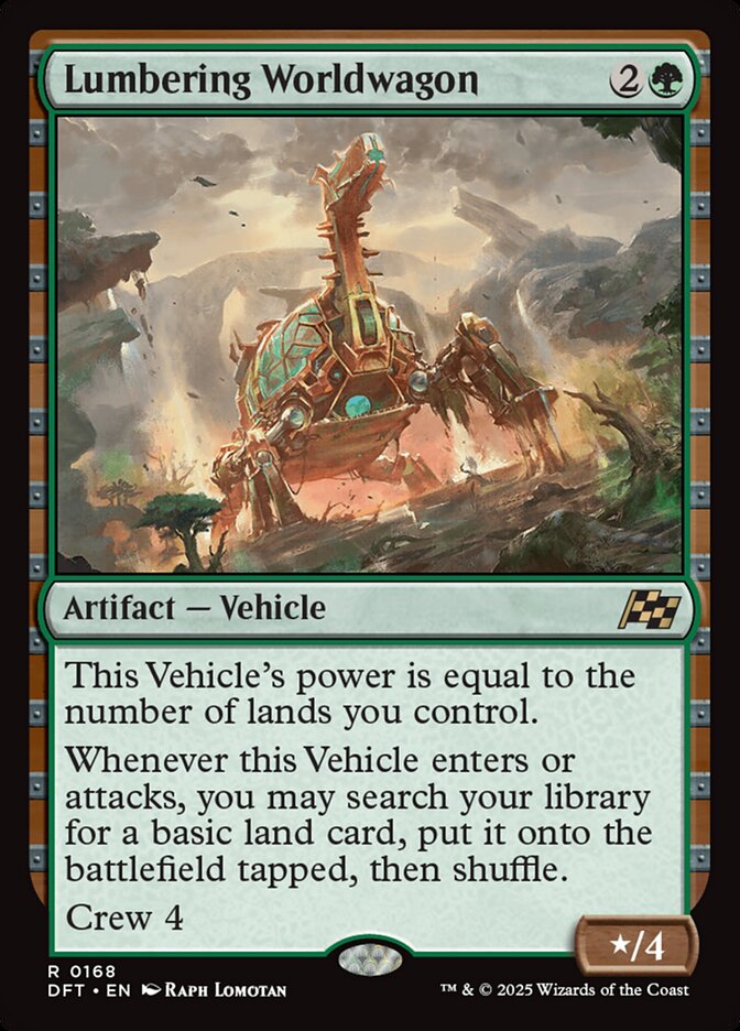 Vaga-mundo Pesado / Lumbering Worldwagon - Magic: The Gathering - MoxLand