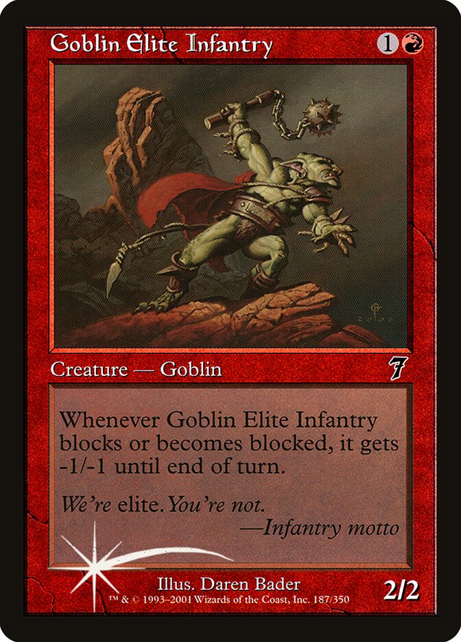 Infantaria de Elite dos Goblins / Goblin Elite Infantry - Magic: The Gathering - MoxLand