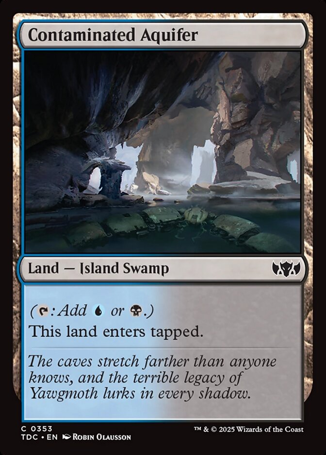 Aquífero Contaminado / Contaminated Aquifer - Magic: The Gathering - MoxLand