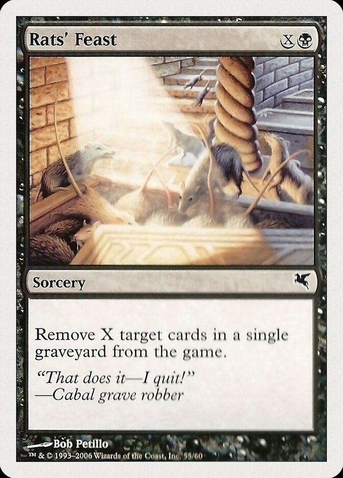 Festim dos Ratos / Rats' Feast - Magic: The Gathering - MoxLand