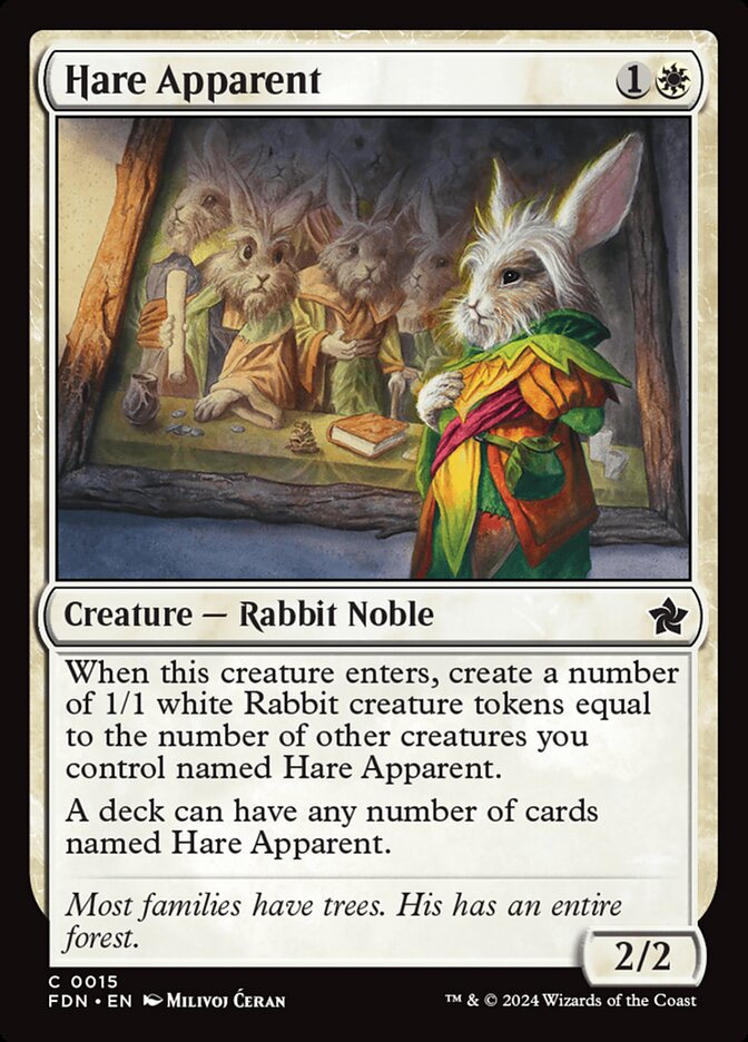 Lebre Herdeira / Hare Apparent - Magic: The Gathering - MoxLand