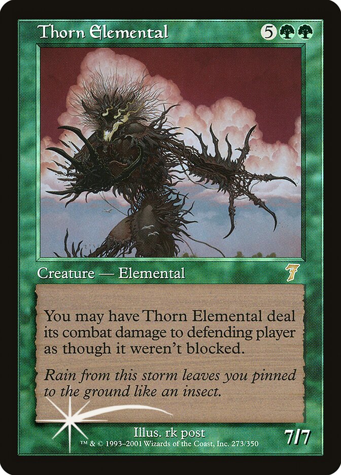 Elemental dos Espinhos / Thorn Elemental - Magic: The Gathering - MoxLand