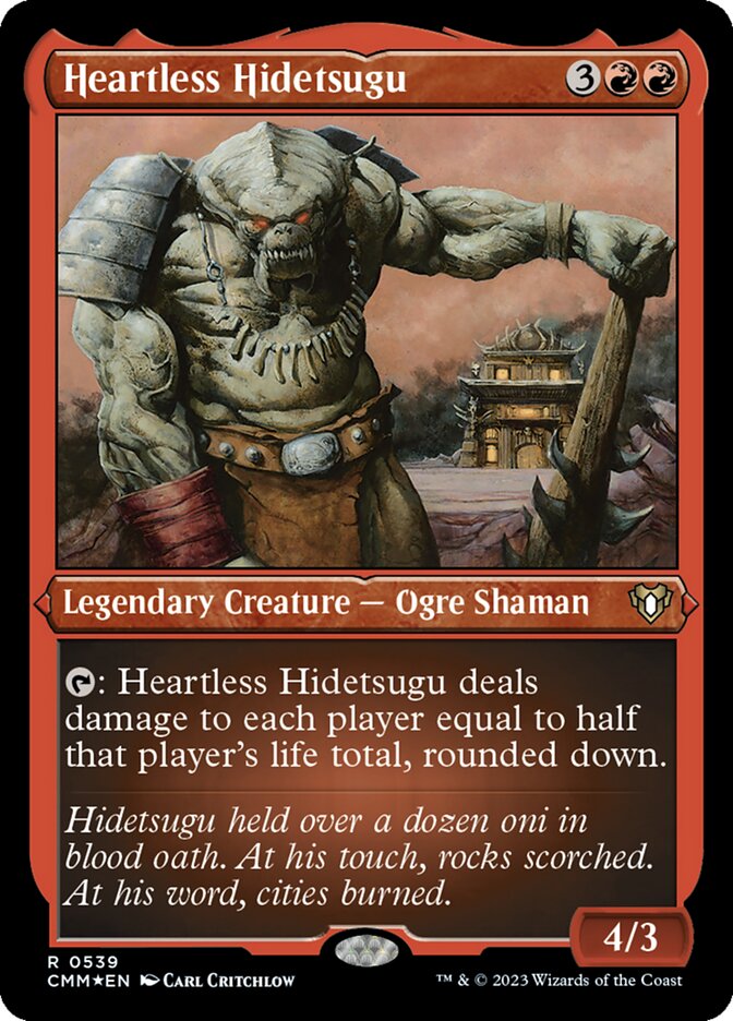 Hidetsugu Impiedoso / Heartless Hidetsugu - Magic: The Gathering - MoxLand
