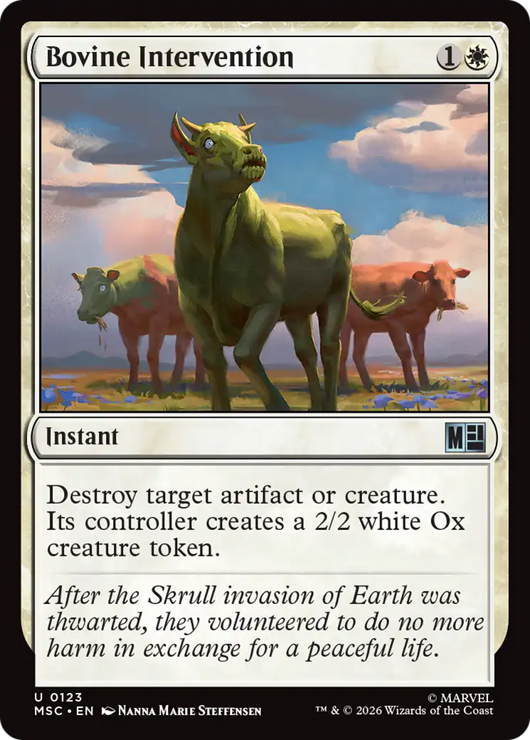 Intervenção Bovina / Bovine Intervention - Magic: The Gathering - MoxLand