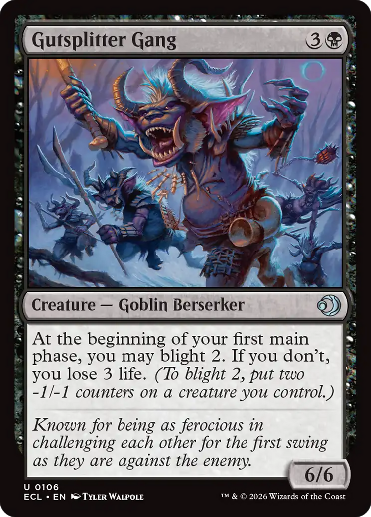 Gangue Rasgaventre / Gutsplitter Gang - Magic: The Gathering - MoxLand
