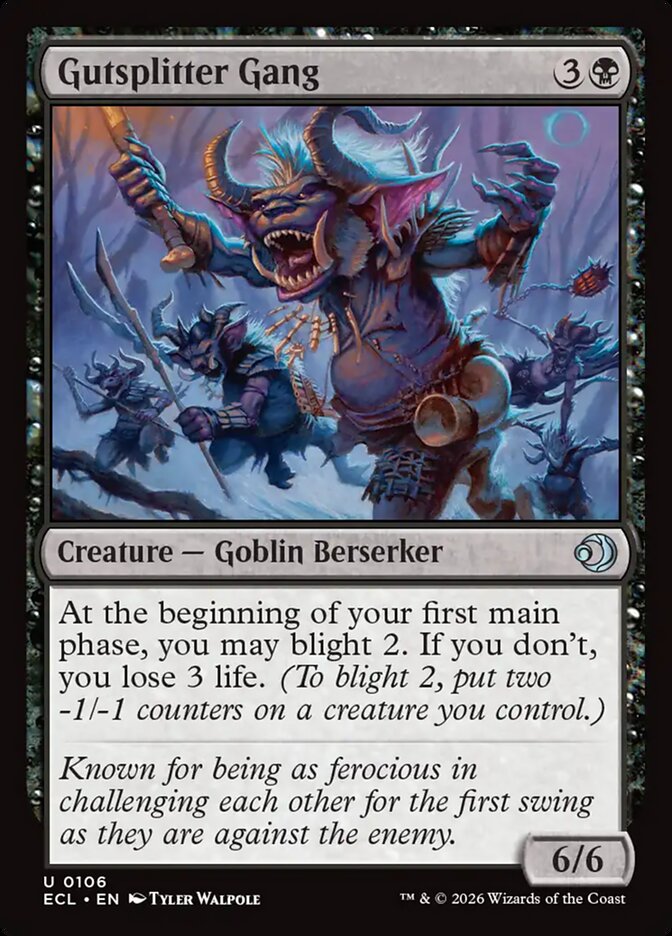 Gangue Rasgaventre / Gutsplitter Gang - Magic: The Gathering - MoxLand