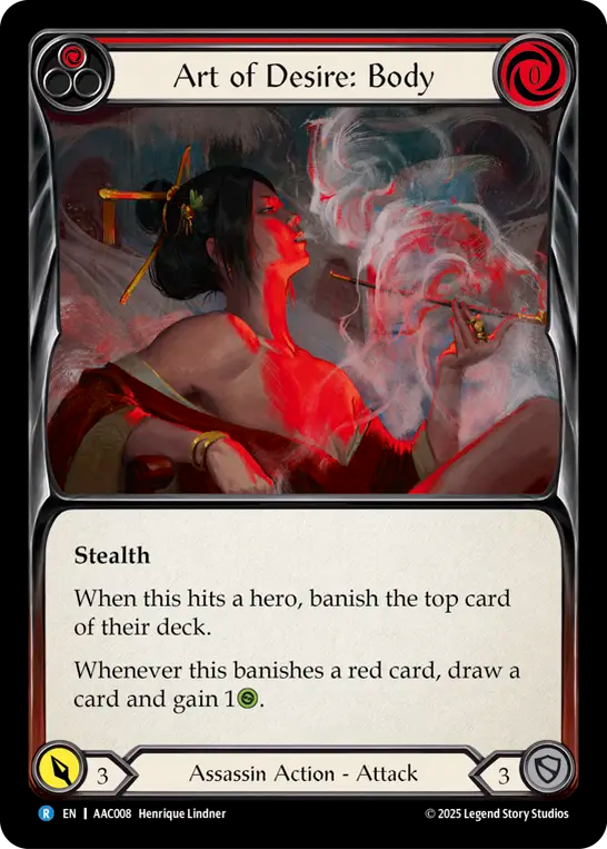Art of Desire: Body (Red) - Flesh and Blood TCG - MoxLand