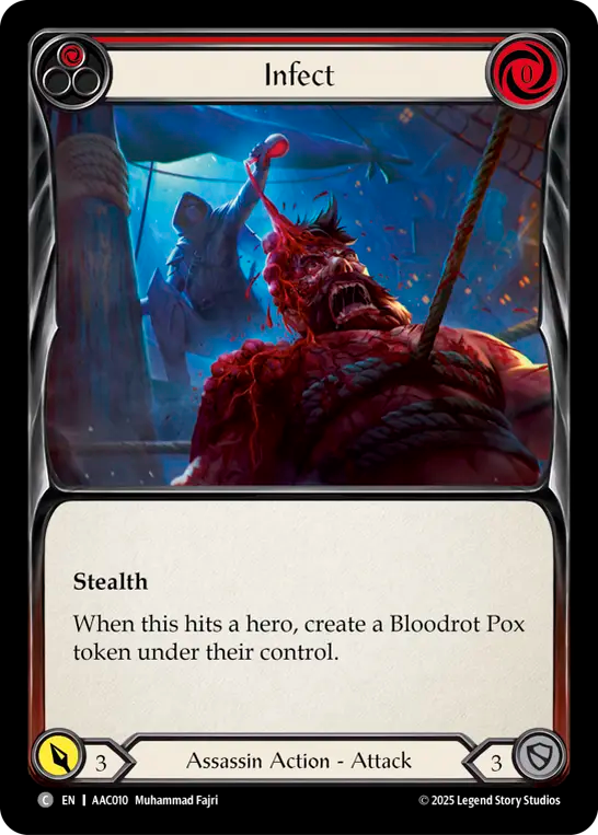 Infect (Red) - Flesh and Blood TCG - MoxLand