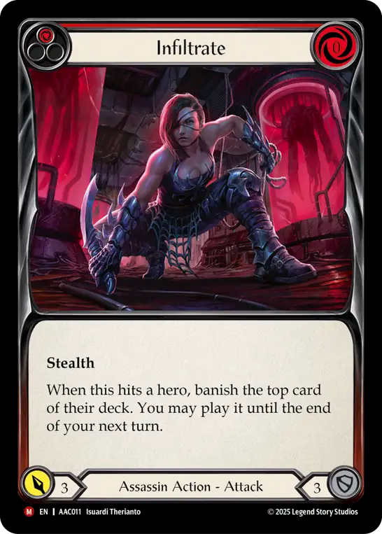 Infiltrate (Red) - Flesh and Blood TCG - MoxLand