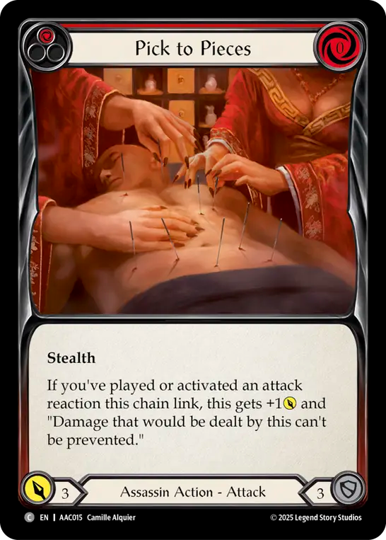 Pick to Pieces (Red) - Flesh and Blood TCG - MoxLand